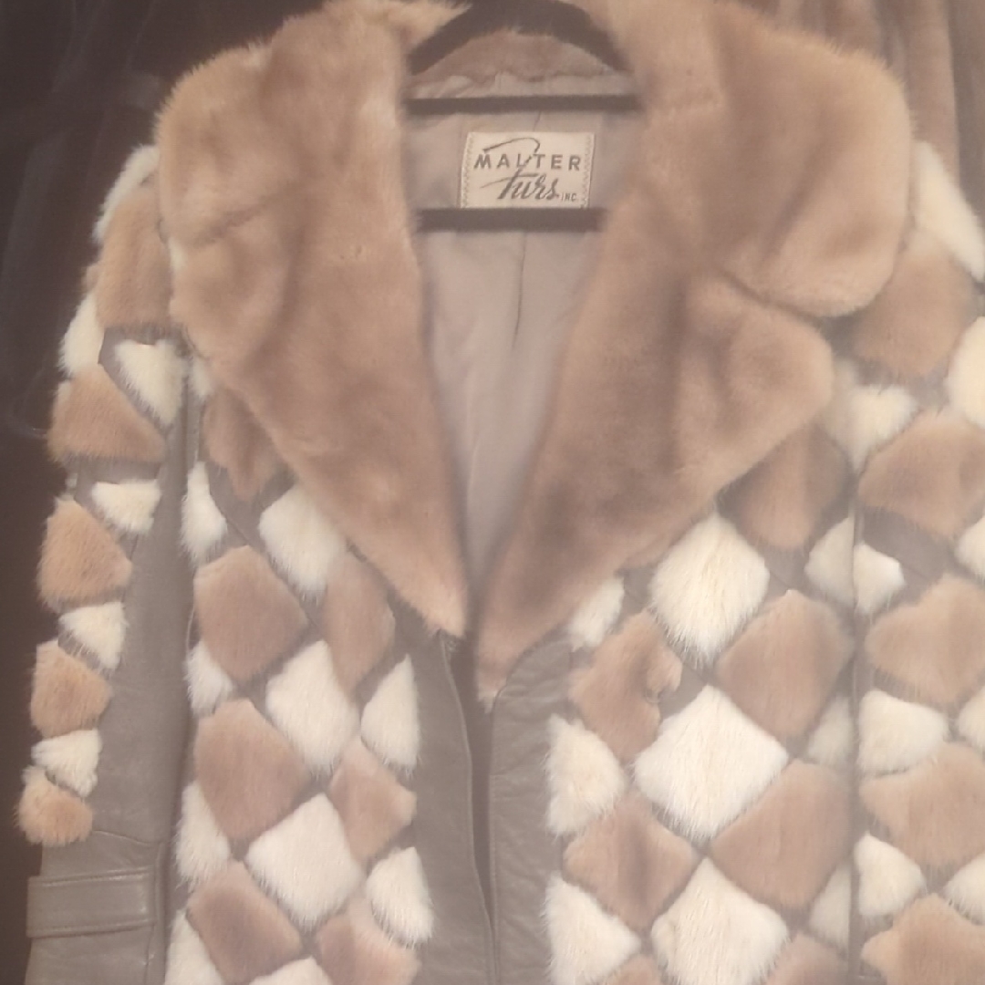 Elegant Tan And White Teddy Jacket By